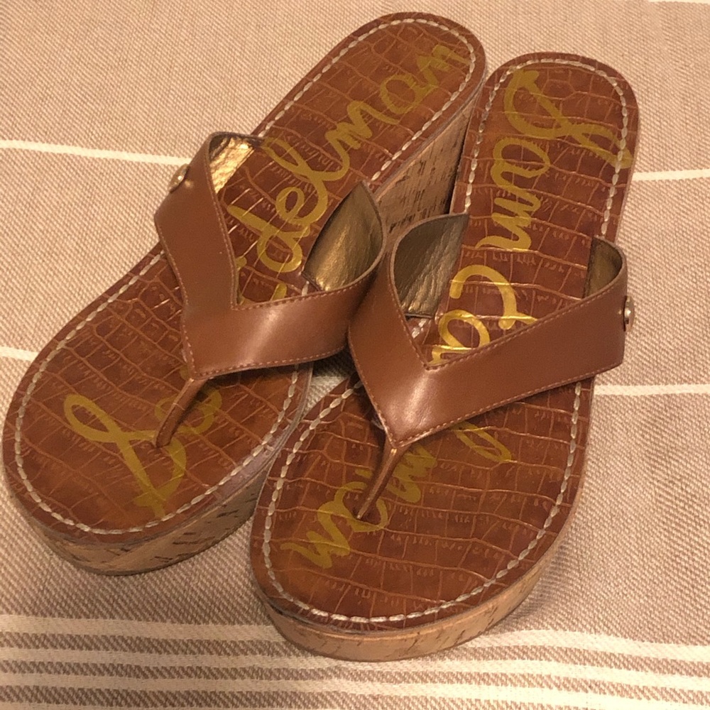 Sam Edelman Platform Thongs/Sanda…